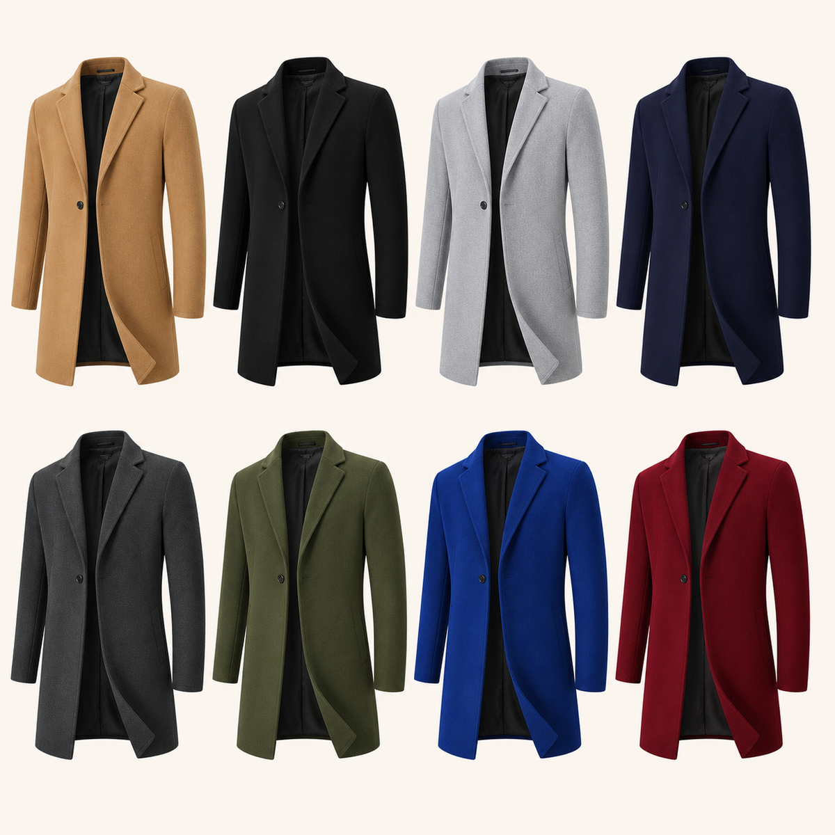 Ashcombe tailored coat available in eight colours