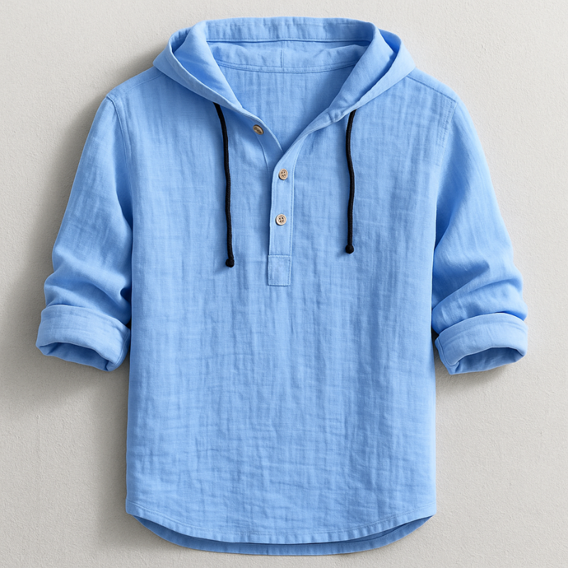 Dante | High Quality Men's Linen Shirt with Hood