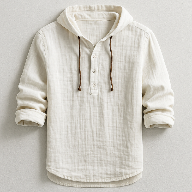 Dante | High Quality Men's Linen Shirt with Hood
