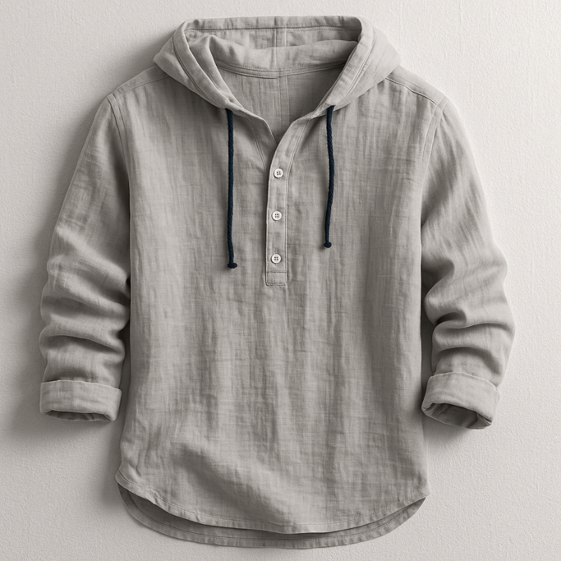 Dante | High Quality Men's Linen Shirt with Hood