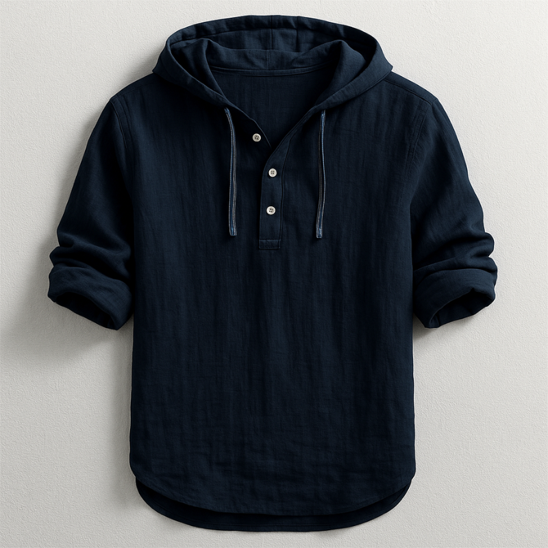 Dante | High Quality Men's Linen Shirt with Hood