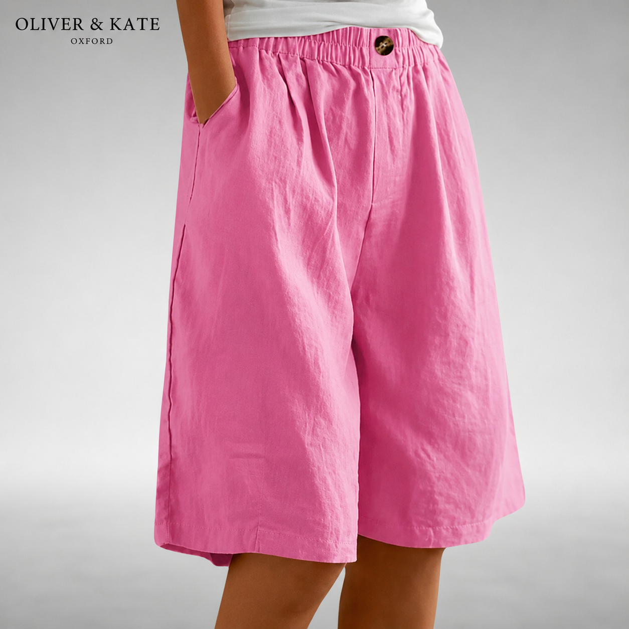 Diane | Cotton-Linen Comfort Shorts