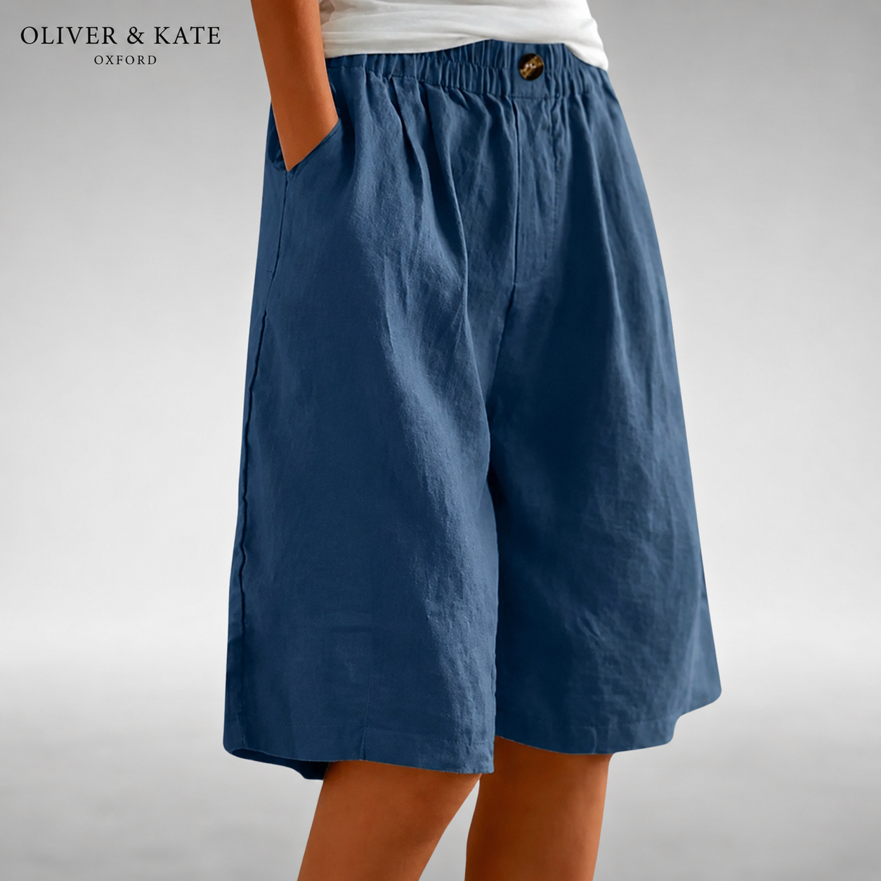 Diane | Cotton-Linen Comfort Shorts