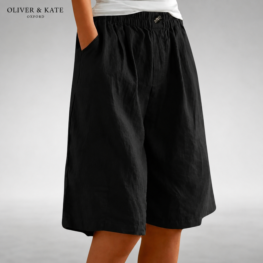 Diane | Cotton-Linen Comfort Shorts