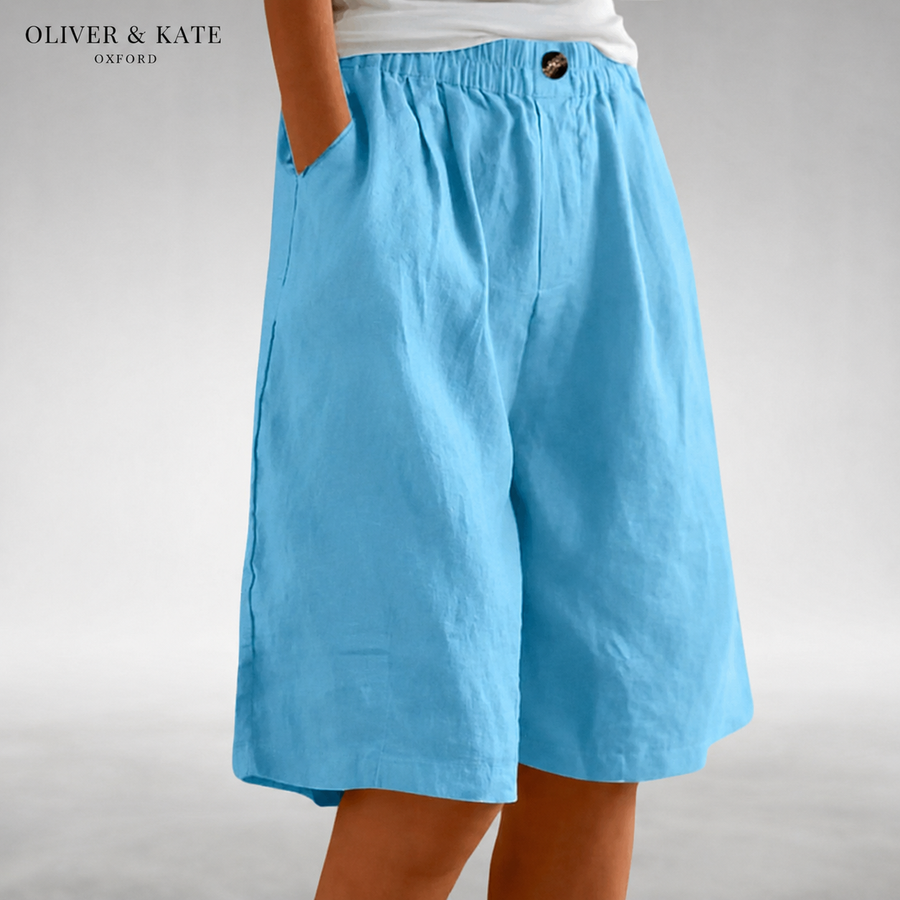 Diane | Cotton-Linen Comfort Shorts