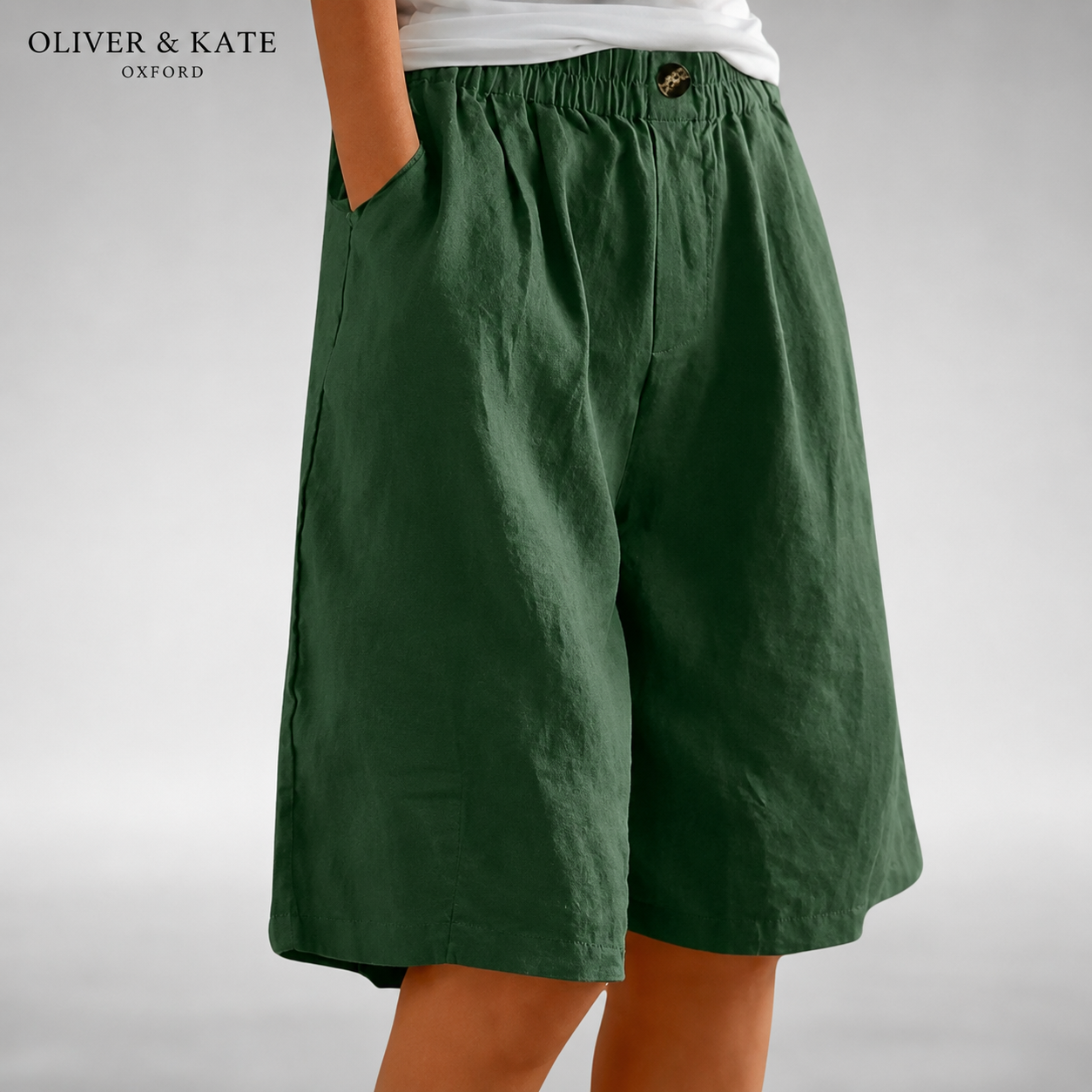 Diane | Cotton-Linen Comfort Shorts
