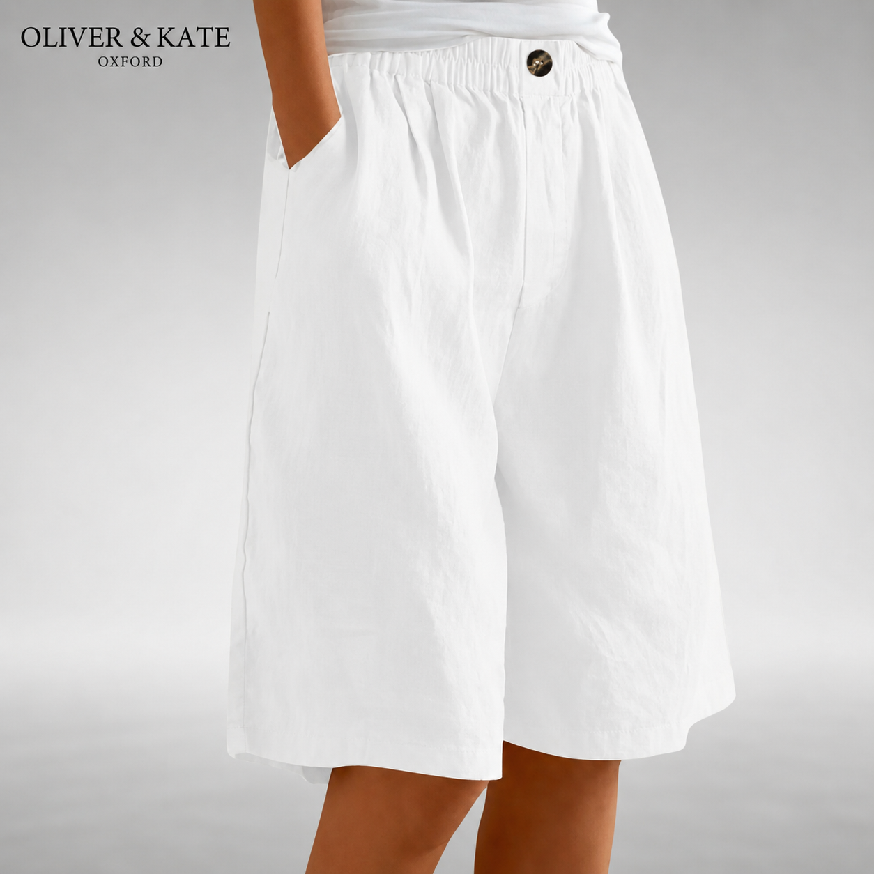 Diane | Cotton-Linen Comfort Shorts