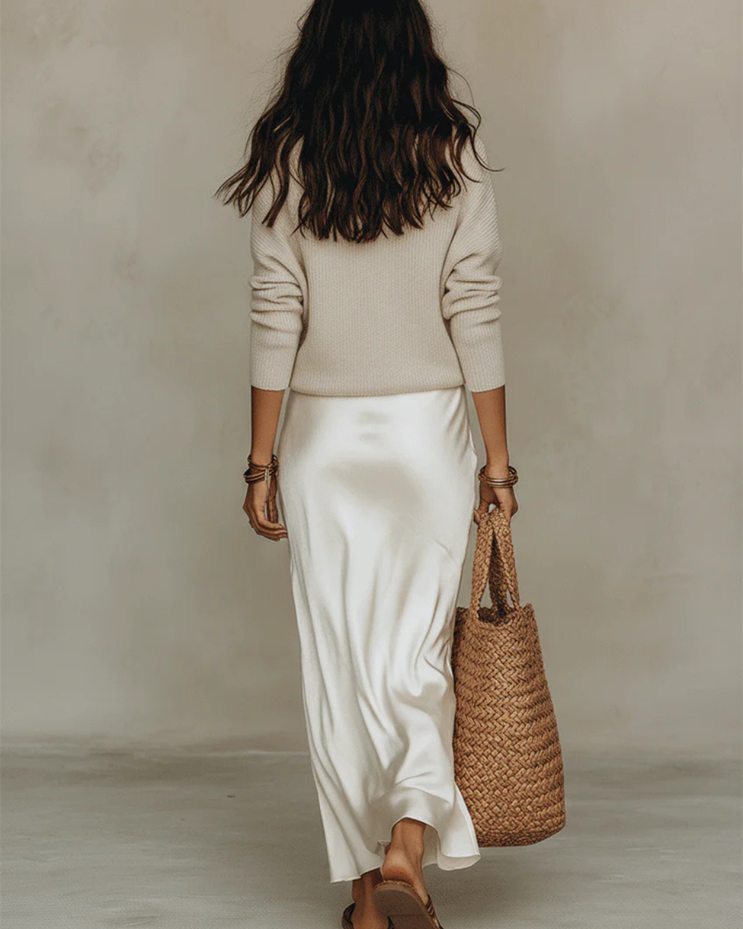 Solène | Slip Dress & Knit Set