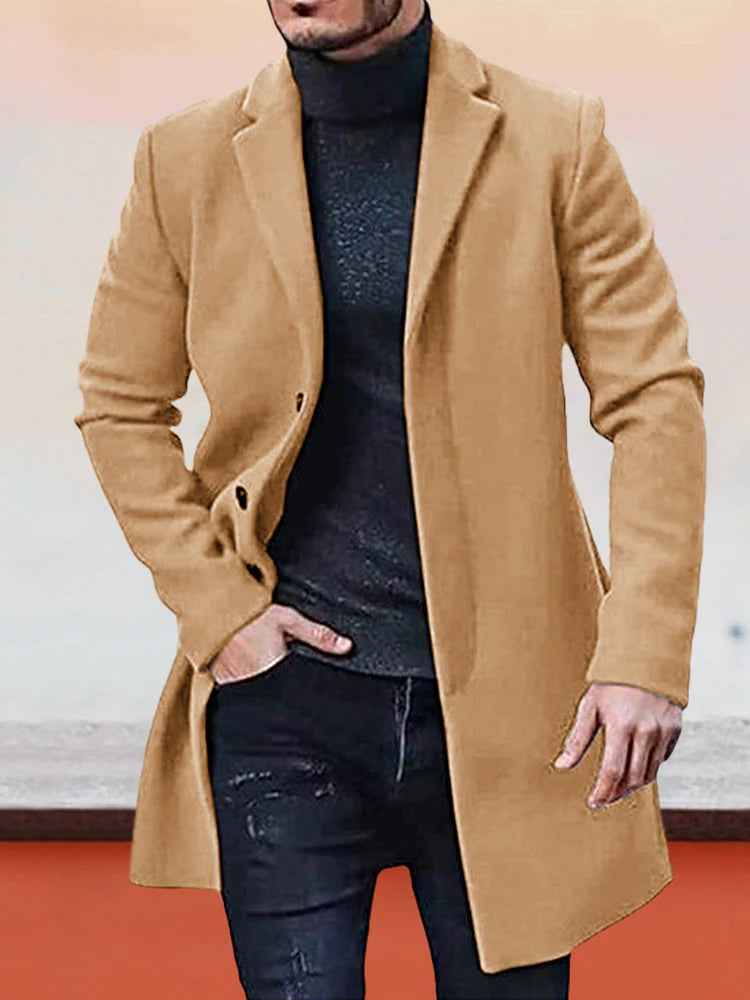 Ashcombe tailored coat in camel