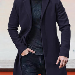Ashcombe tailored coat in navy