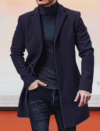 Ashcombe tailored coat in navy