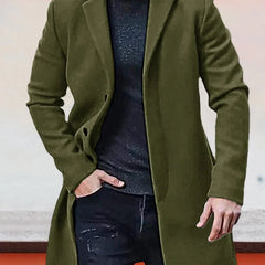 Ashcombe tailored coat in olive
