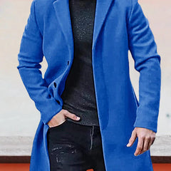 Ashcombe tailored coat in blue