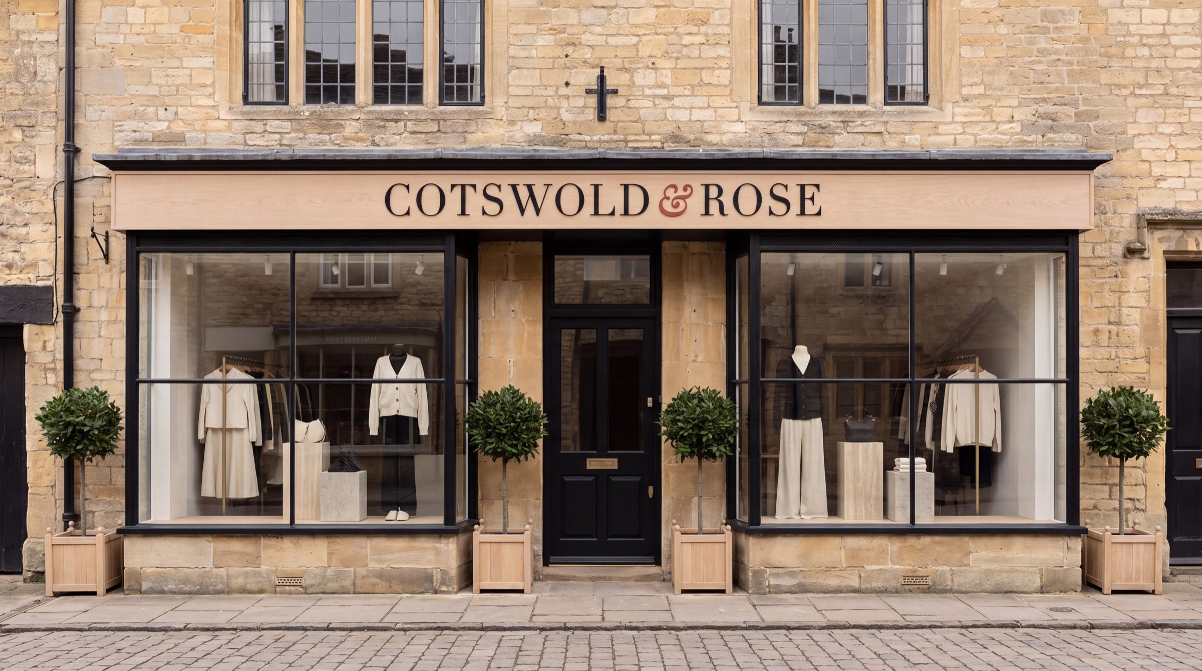 Cotswold & Rose fashion boutique exterior in a Cotswold village