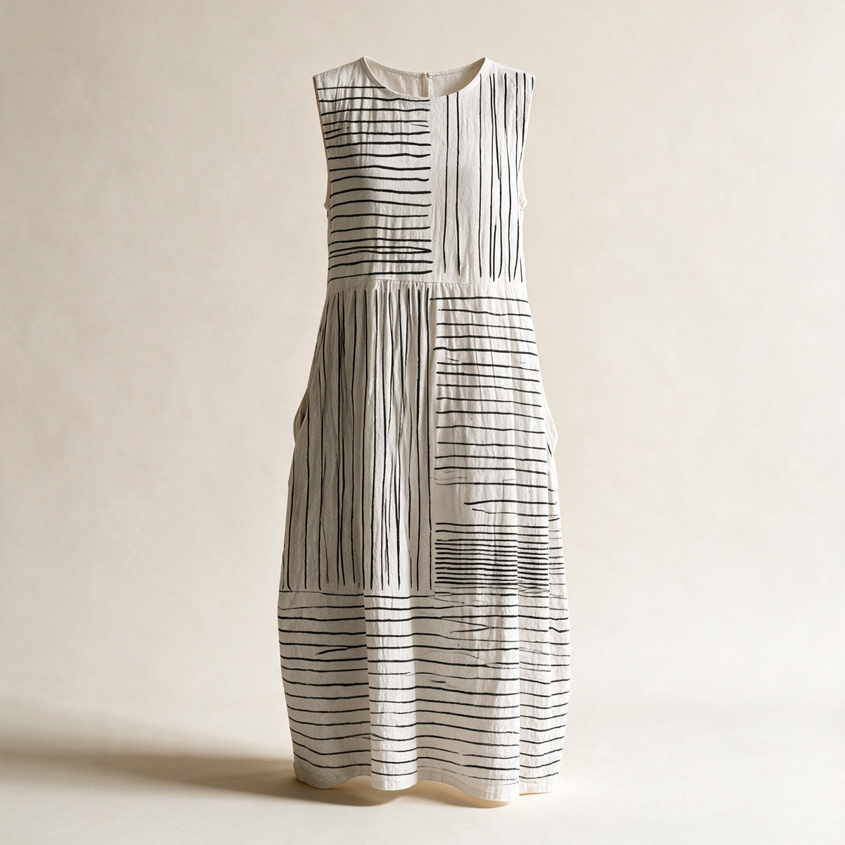 The Amara midi dress, product-only front view