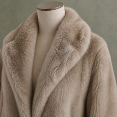 The Elspeth taupe textured coat – gallery image 9