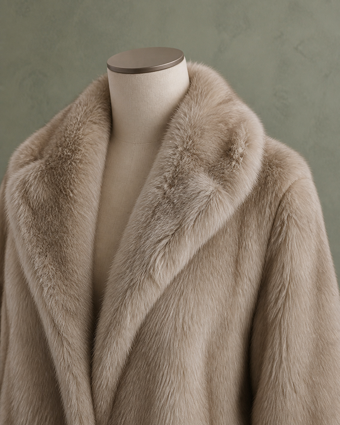 The Elspeth taupe textured coat – gallery image 9