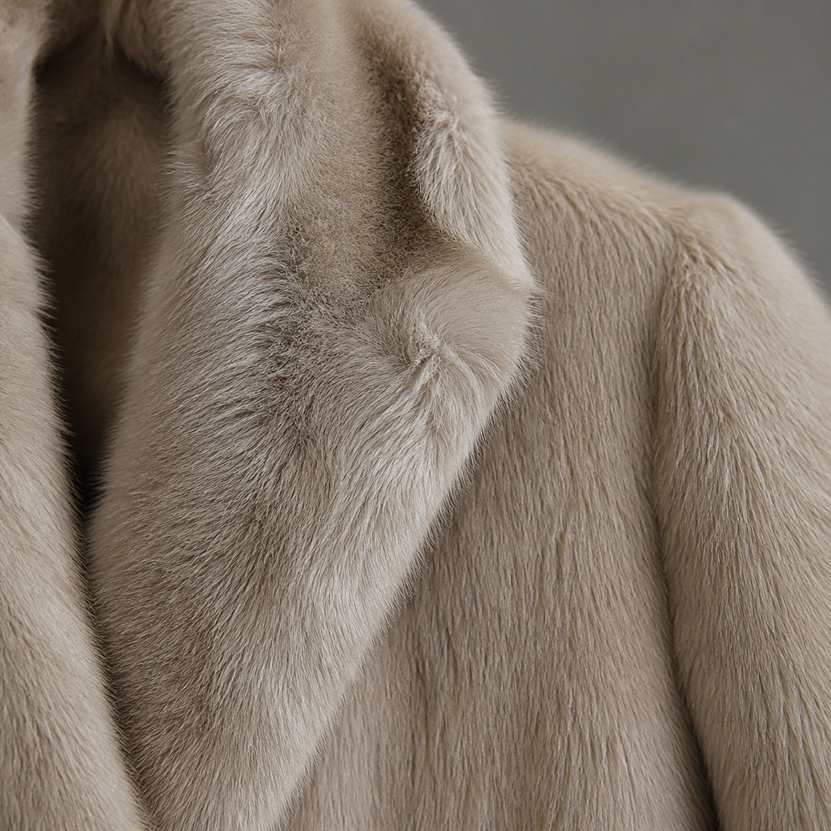 The Elspeth taupe textured coat – gallery image 10